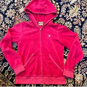 Pink Juicy Couture hoodie zip sweatshirt